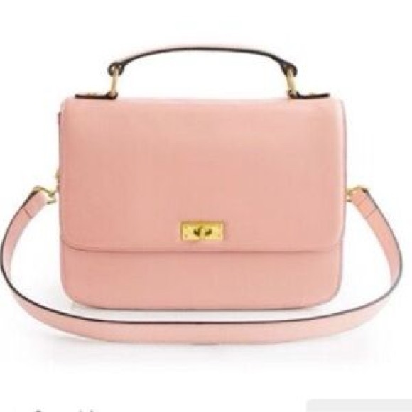 J. Crew Handbags - J. Crew PINK Sophie Leather Bag